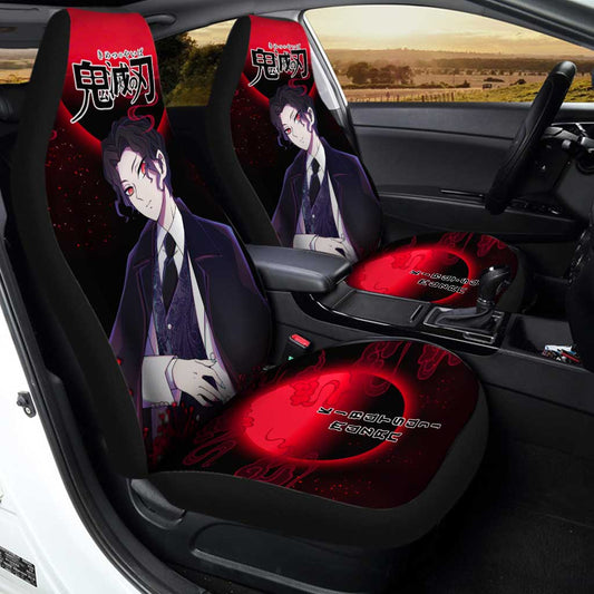 Demon Slayer Muzan Kibutsuji Seat Covers For Car Custom Anime Car Accessories - Gearcarcover - 2
