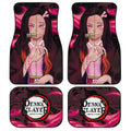 Demon Slayer Nezuko Car Floor Mats Custom Anime Car Accessories - Gearcarcover - 1