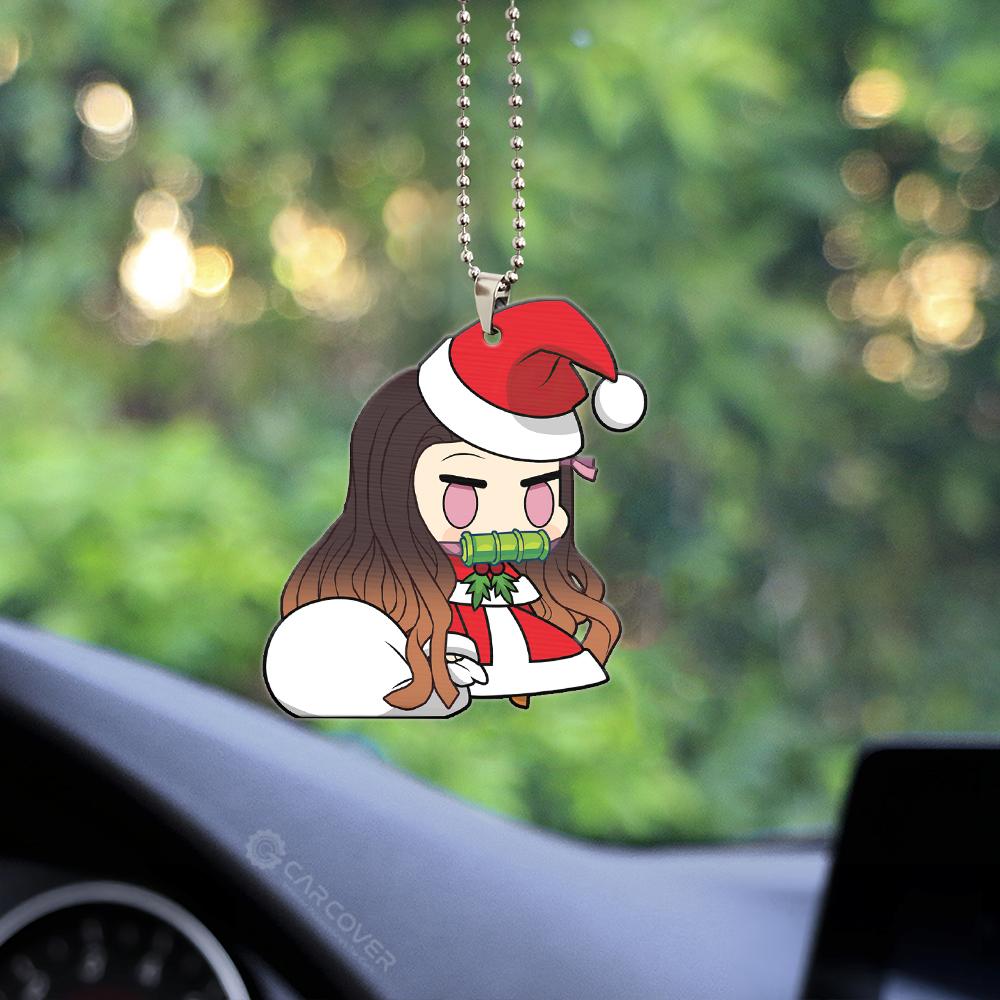 Demon Slayer Nezuko Ornament Custom Christmas Anime Car Accessories - Gearcarcover - 2