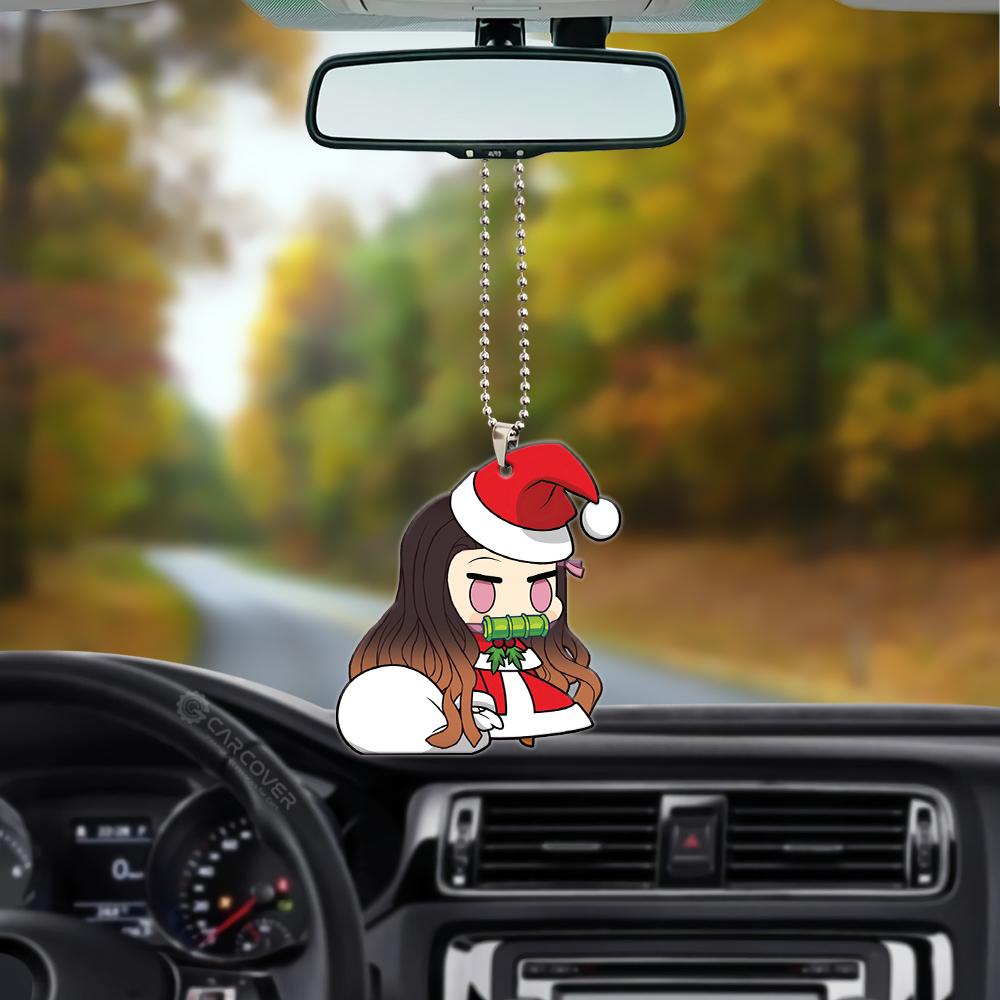 Demon Slayer Nezuko Ornament Custom Christmas Anime Car Accessories - Gearcarcover - 3