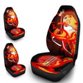 Demon Slayer Rengoku Car Seat Covers Custom Flame Breathing Anime Car Accessories - Gearcarcover - 4