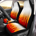 Demon Slayer Rengoku Uniform Car Seat Covers Custom Anime Car Accessories - Gearcarcover - 2