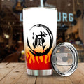 Demon Slayer Rengoku Uniform Tumbler Cup Flame Hashira Custom Anime Accessories - Gearcarcover - 1