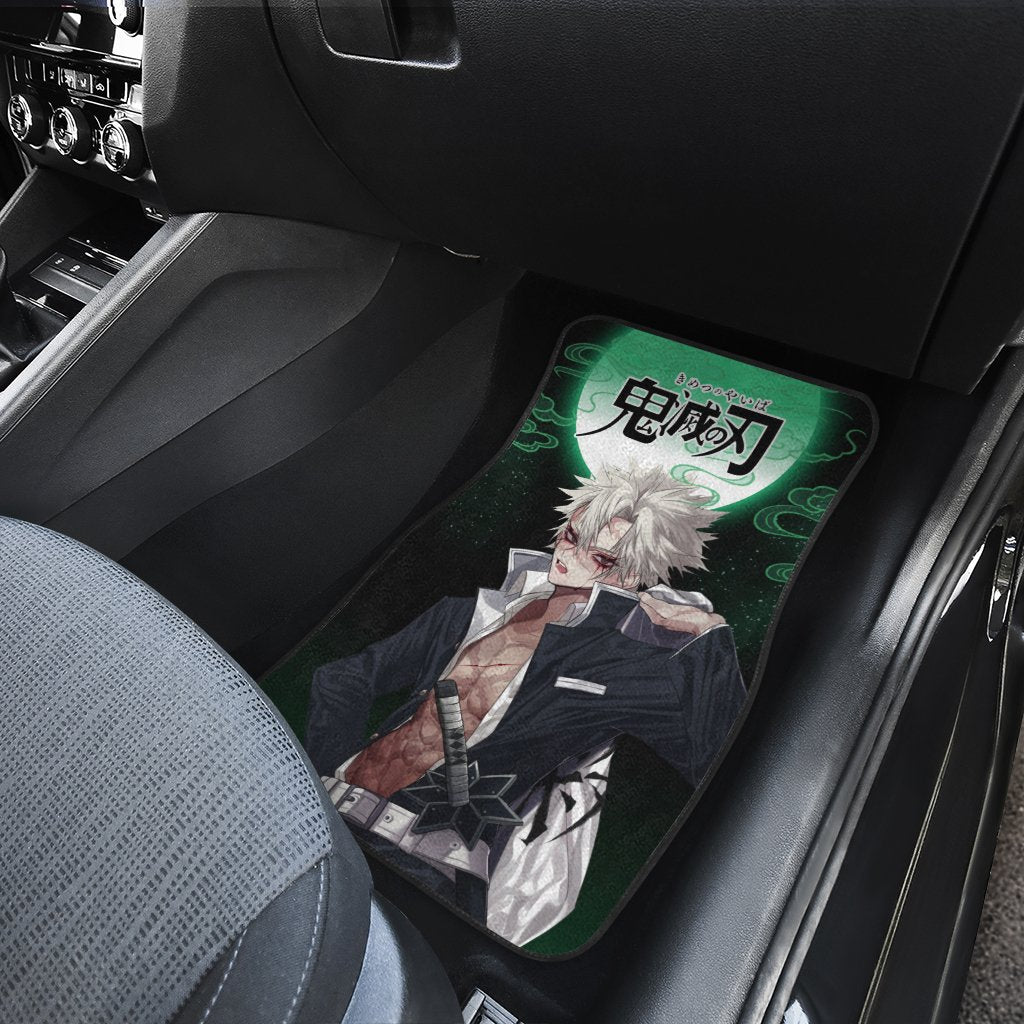 Demon Slayer Sanemi Shinazugawa Car Floor Mats Custom Anime Car Accessories - Gearcarcover - 4
