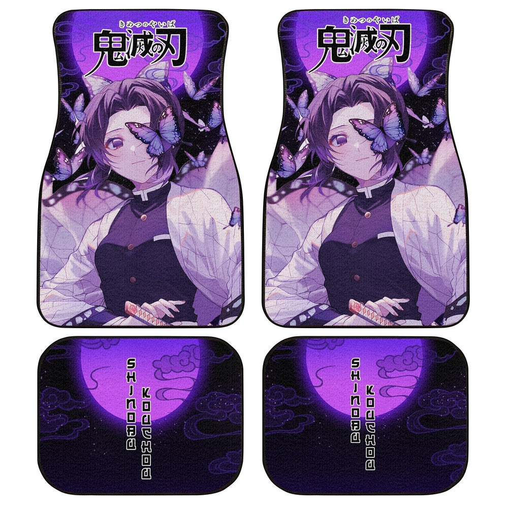 Demon Slayer Shinobu Kocho Car Floor Mats Custom Anime Car Accessories - Gearcarcover - 1