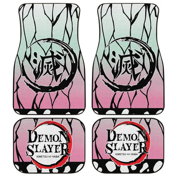 Demon Slayer Shinobu Kocho Car Mats Custom Uniform Anime Car Accessories - Gearcarcover - 1