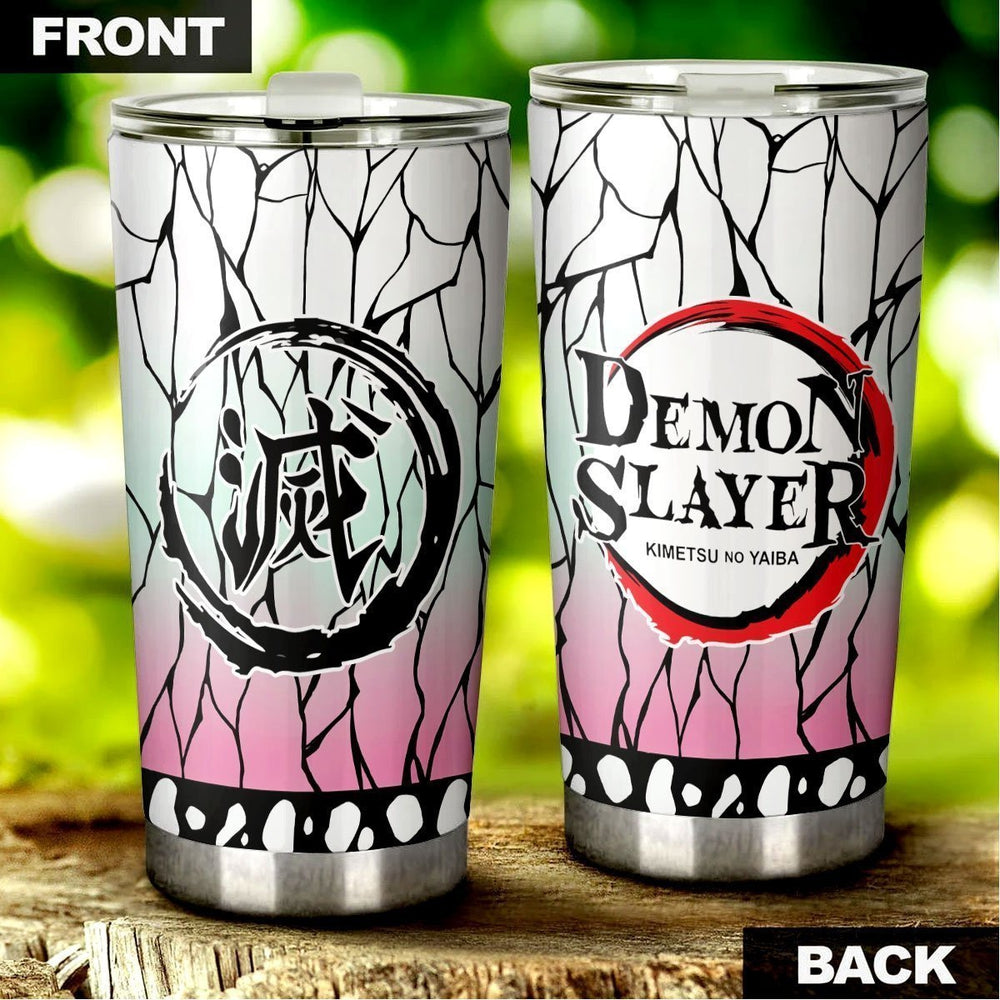 Demon Slayer Shinobu Kocho Tumbler Cup Custom Uniform Anime Car Accessories - Gearcarcover - 3