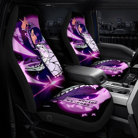 Demon Slayer Shinobu Seat Covers For Car Custom Breathing Anime Car Accessories - Gearcarcover - 1