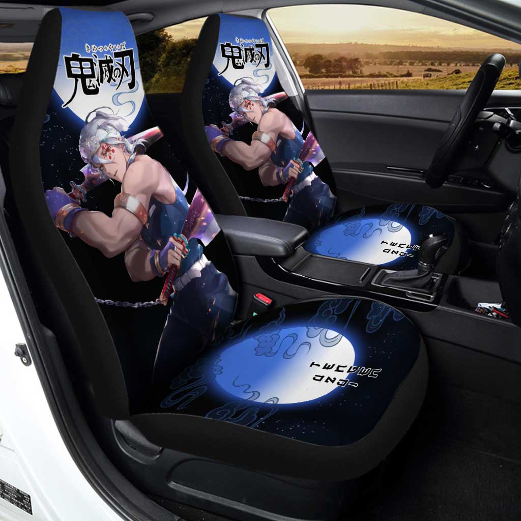 Demon Slayer Tengen Uzui Car Seat Covers Custom Anime Car Accessories - Gearcarcover - 2