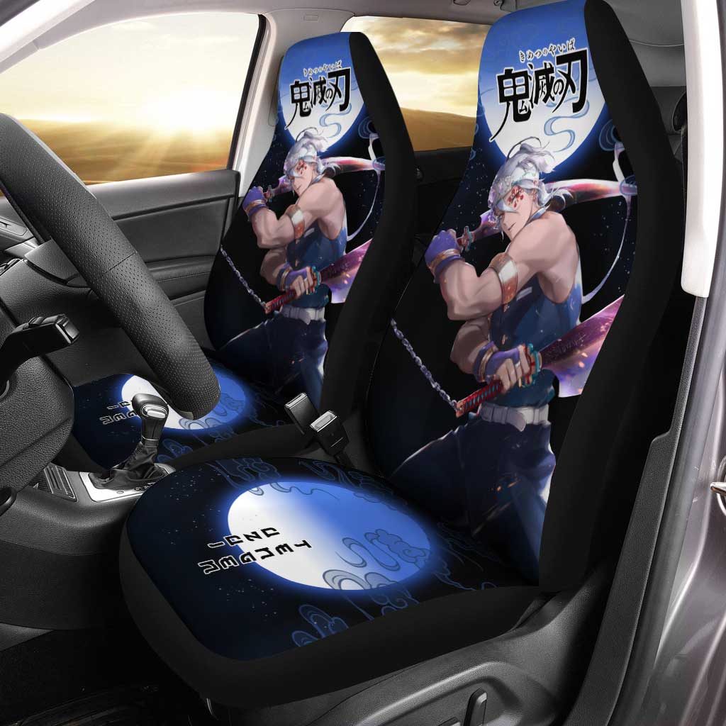 Demon Slayer Tengen Uzui Car Seat Covers Custom Anime Car Accessories - Gearcarcover - 1