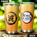 Demon Slayer Zenitsu Uniform Tumbler Cup Custom Anime Accessories - Gearcarcover - 3
