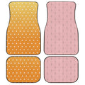 Demon Slayer Zenitsu and Nezuko Uniform Car Floor Mats Custom Anime Car Accessories - Gearcarcover - 1