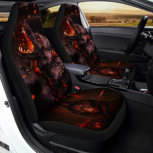 Demon Wolf Car Seat Covers Custom Car Accessories - Gearcarcover - 2