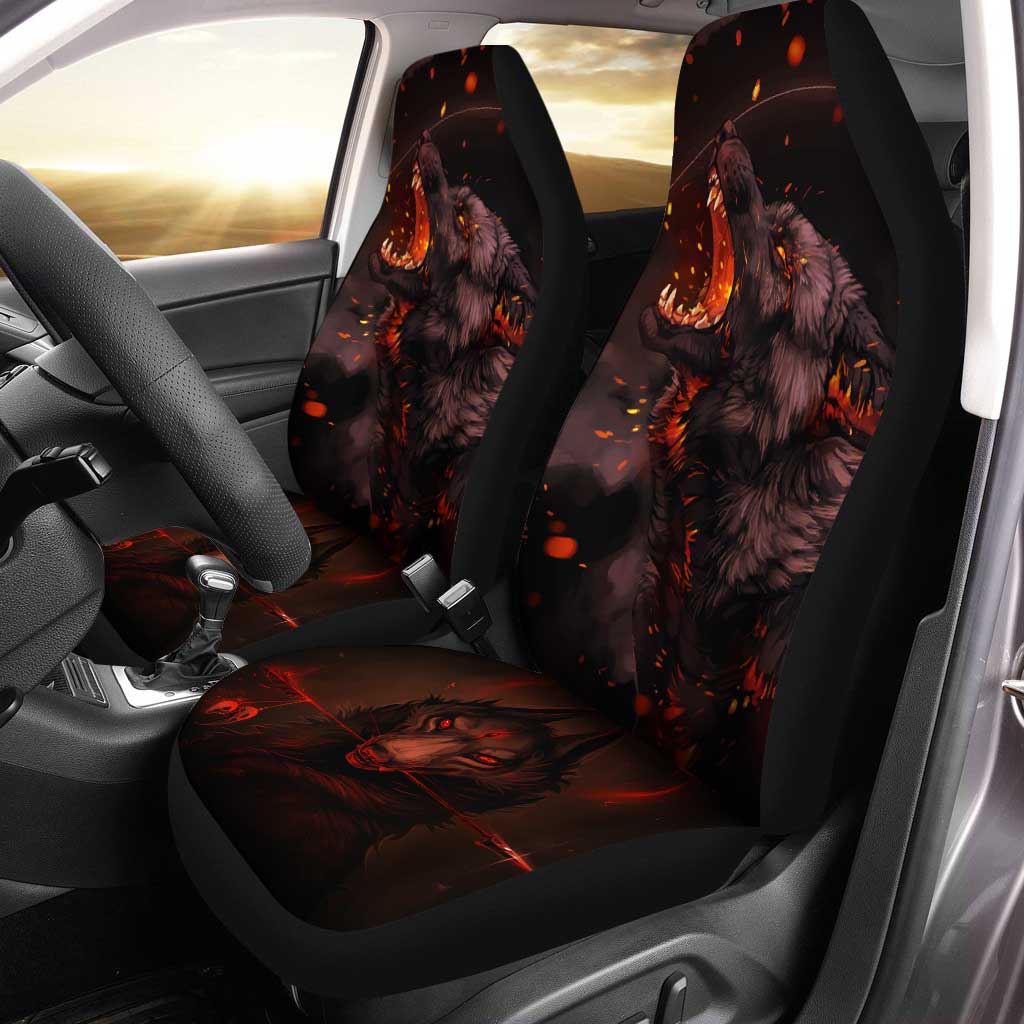 Demon Wolf Car Seat Covers Custom Car Accessories - Gearcarcover - 1