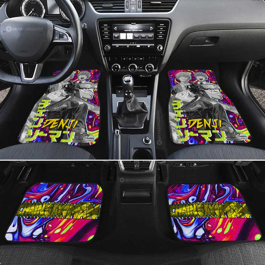 Denji Car Floor Mats Custom Chainsaw Man Anime - Gearcarcover - 2