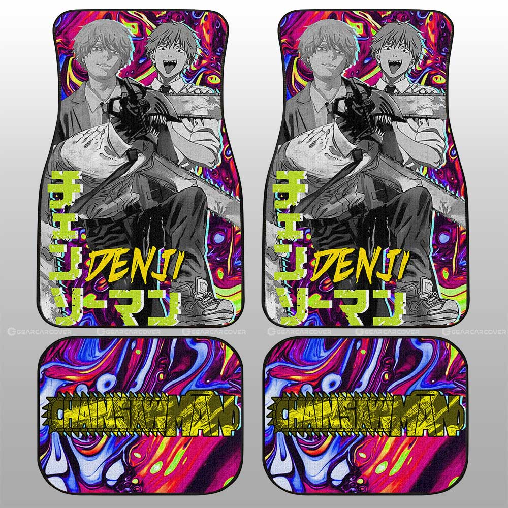 Denji Car Floor Mats Custom Chainsaw Man Anime - Gearcarcover - 1