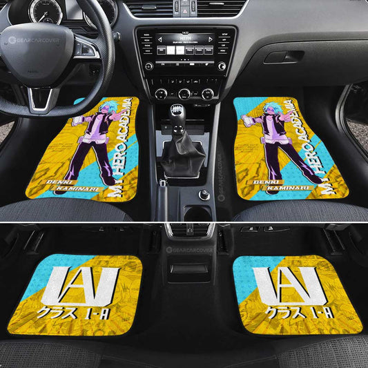 Denki Kaminari Car Floor Mats Custom My Hero Academia Car Interior Accessories - Gearcarcover - 2