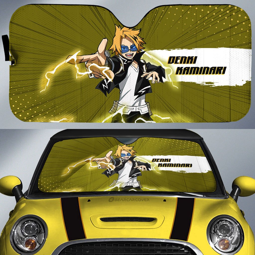 Denki Kaminari Car Sunshade Custom For My Hero Academia Anime Fans - Gearcarcover - 1