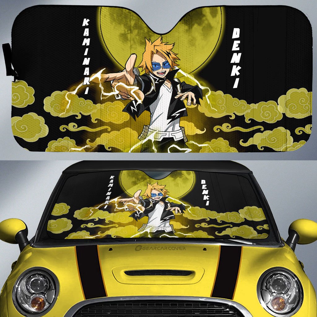 Denki Kaminari Car Sunshade Custom My Hero Academia Anime Car Accessories - Gearcarcover - 1