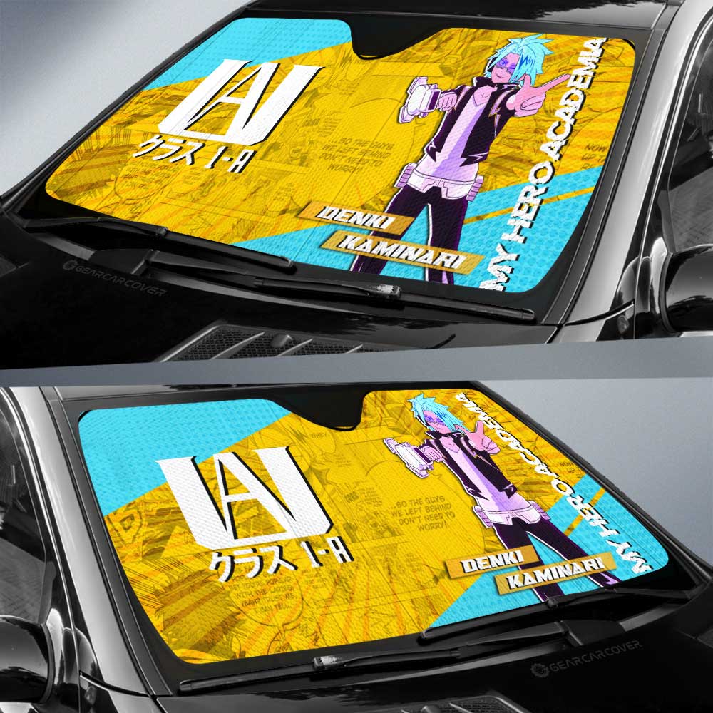 Denki Kaminari Car Sunshade Custom My Hero Academia Car Interior Accessories - Gearcarcover - 2