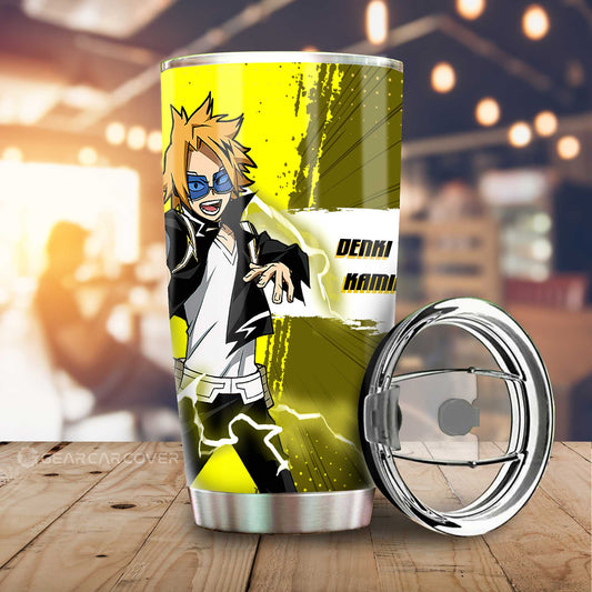 Denki Kaminari Tumbler Cup Custom For My Hero Academia Anime Fans - Gearcarcover - 1