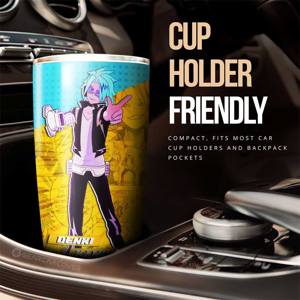 Denki Kaminari Tumbler Cup Custom My Hero Academia Car Interior Accessories - Gearcarcover - 3