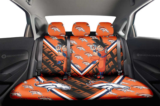 Denver Broncos Car Back Seat Covers Custom Car Accessories For Fans - Gearcarcover - 2