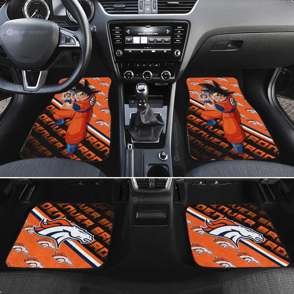 Denver Broncos Car Floor Mats Custom Car Accessories For Fans - Gearcarcover - 2