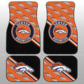 Denver Broncos Car Floor Mats Custom Car Accessories For Fans - Gearcarcover - 1