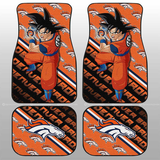 Denver Broncos Car Floor Mats Custom Car Accessories For Fans - Gearcarcover - 1