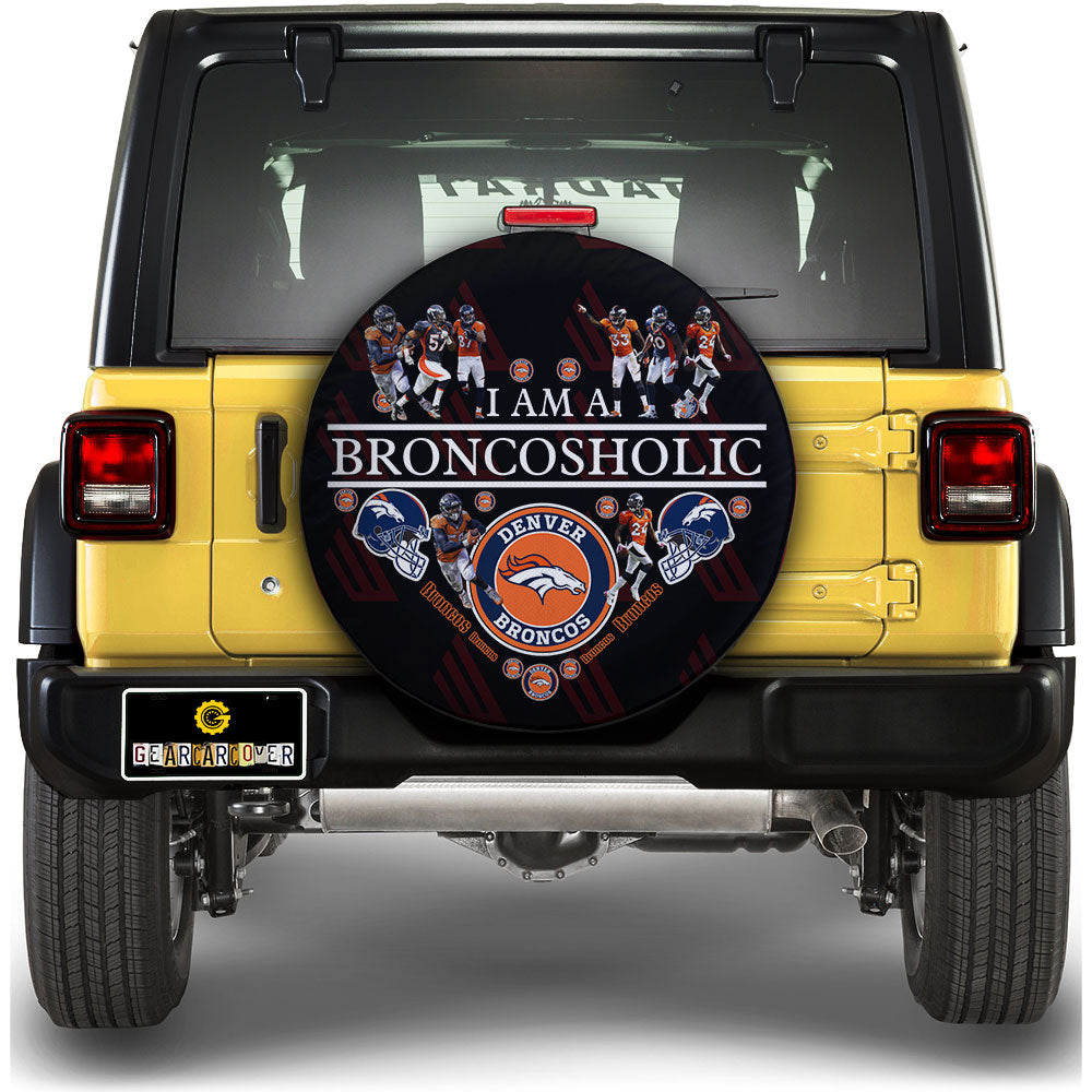 Denver Broncos Spare Tire Covers Custom For Holic Fans - Gearcarcover - 1