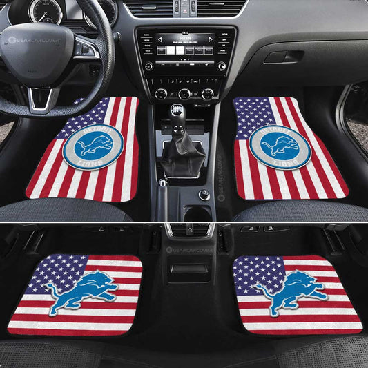 Detroit Lions Car Floor Mats Custom Car Decor Accessories - Gearcarcover - 2