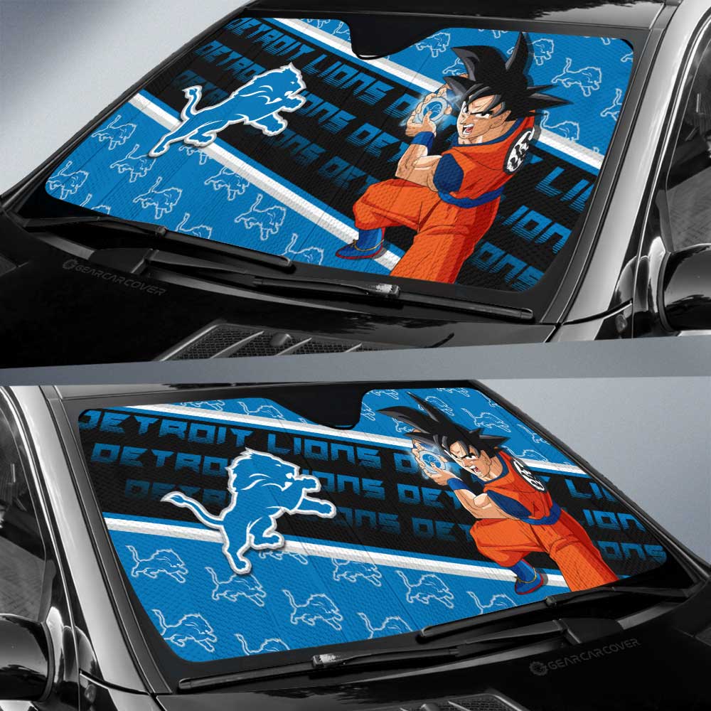 Detroit Lions Car Sunshade Custom Car Interior Accessories - Gearcarcover - 2