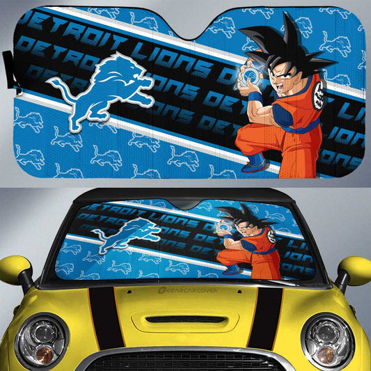 Detroit Lions Car Sunshade Custom Car Interior Accessories - Gearcarcover - 1