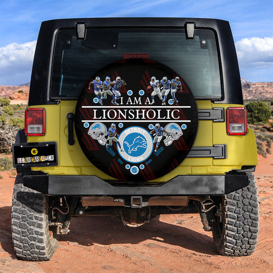 Detroit Lions Spare Tire Covers Custom For Holic Fans - Gearcarcover - 2