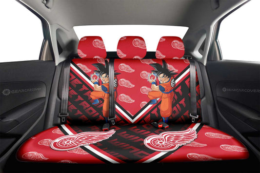 Detroit Red Wings Car Back Seat Cover Custom Car Decorations For Fans - Gearcarcover - 2