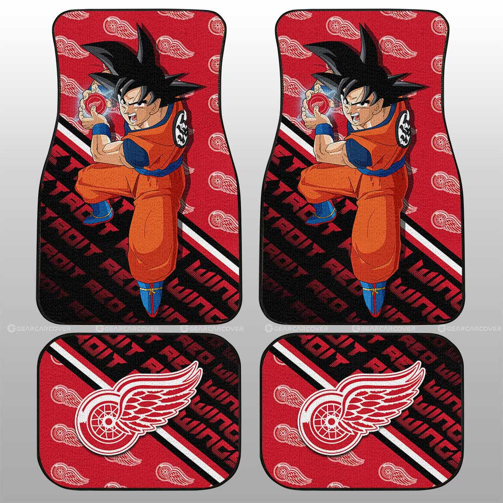 Detroit Red Wings Car Floor Mats Custom Car Decorations For Fans - Gearcarcover - 1