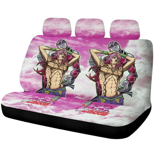 Diavolo Car Back Seat Cover Custom Jojo's Bizarre Adventures Anime - Gearcarcover - 1