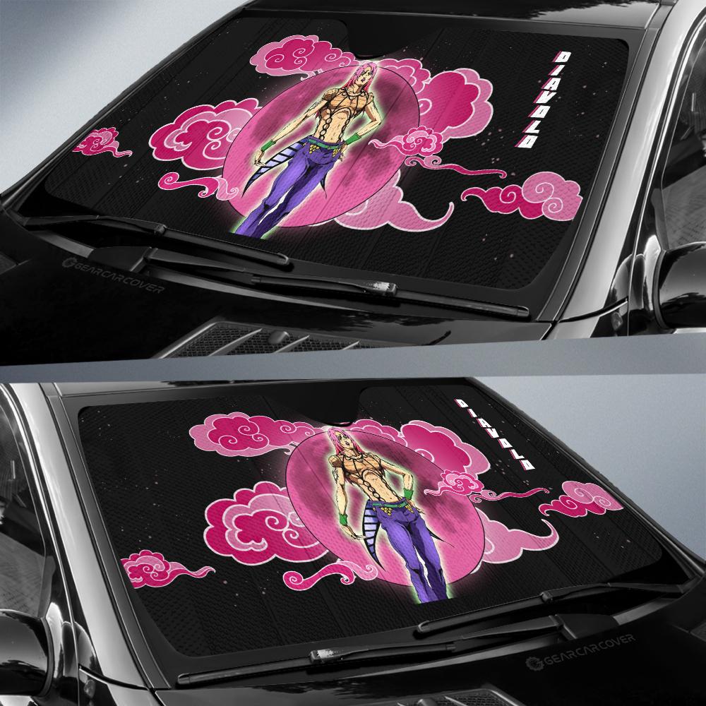 Diavolo Car Sunshade Custom JoJo's Bizarre Adventure Anime Car Accessories - Gearcarcover - 2