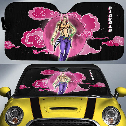 Diavolo Car Sunshade Custom JoJo's Bizarre Adventure Anime Car Accessories - Gearcarcover - 1