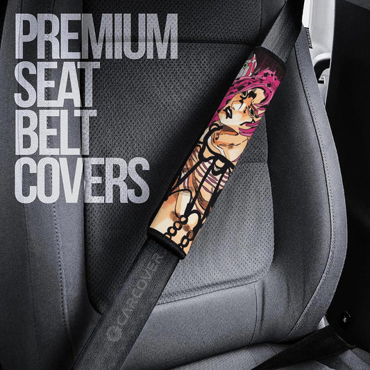 Diavolo Seat Belt Covers Custom JoJo's Bizarre Adventure Anime Car Accessories - Gearcarcover - 2