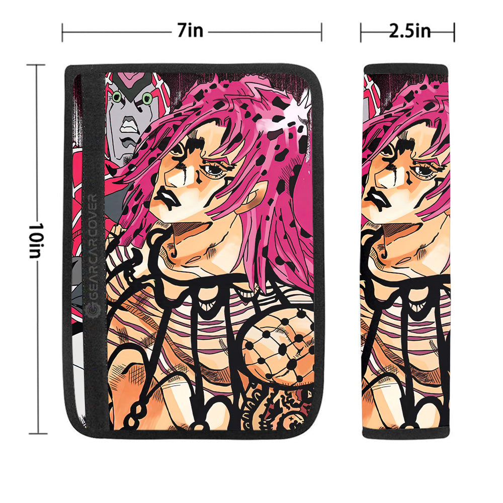 Diavolo Seat Belt Covers Custom JoJo's Bizarre Adventure Anime Car Accessories - Gearcarcover - 1