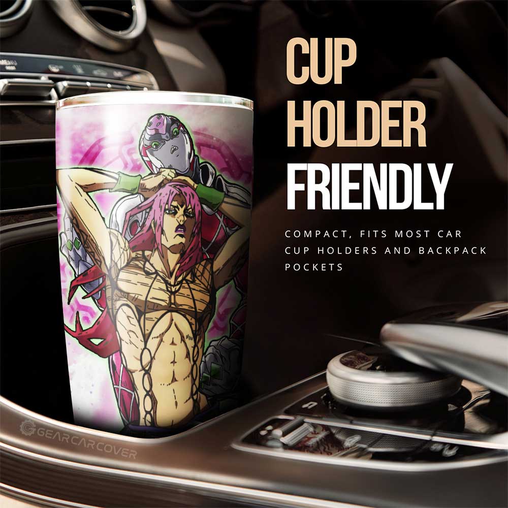 Diavolo Tumbler Cup Custom Jojo's Bizarre Adventures Anime - Gearcarcover - 2