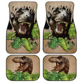 Dinosaur Car Floor Mats Custom Tropical Car Accessories - Gearcarcover - 1