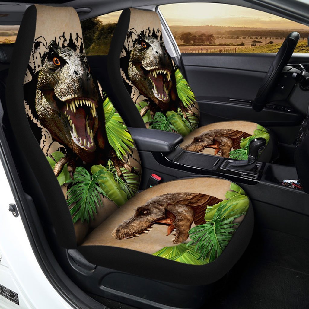 Dinosaur T-Rex Car Seat Covers Custom Car Accessories - Gearcarcover - 2