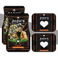 Dio Brando Car Floor Mats Custom Anime JoJo's Bizarre Adventure Car Interior Accessories - Gearcarcover - 1