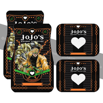 Dio Brando Car Floor Mats Custom Anime JoJo's Bizarre Adventure Car Interior Accessories - Gearcarcover - 1
