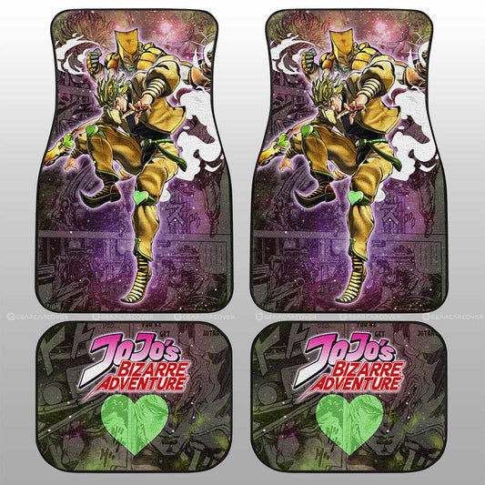 Dio Brando Car Floor Mats Custom Galaxy Style JJBA Anime Car Accessories - Gearcarcover - 2