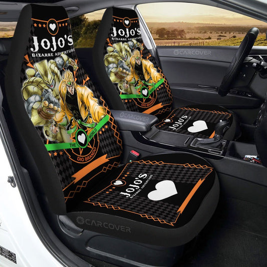 Dio Brando Car Seat Covers Custom Anime JoJo's Bizarre Adventure Car Interior Accessories - Gearcarcover - 1
