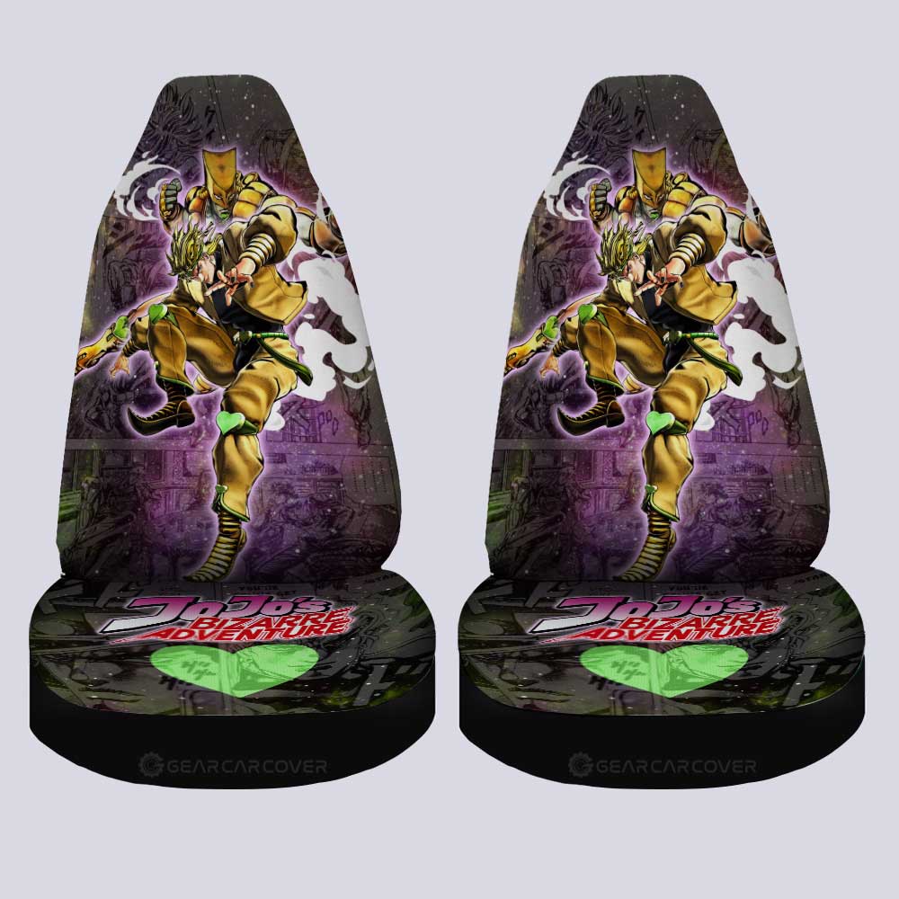 Dio Brando Car Seat Covers Custom Galaxy Style JJBA Anime Car Accessories - Gearcarcover - 4